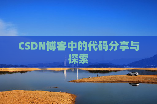 CSDN博客中的代码分享与探索